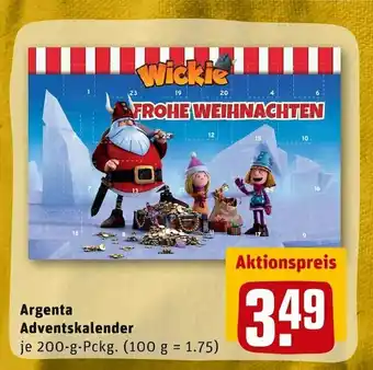 REWE Argenta adventskalender Angebot