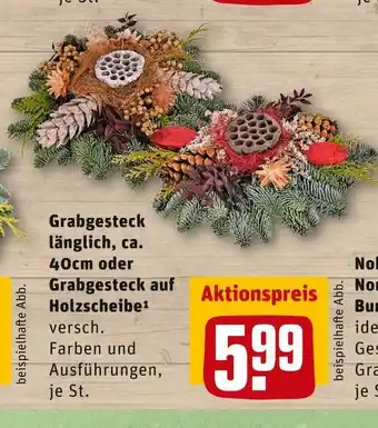 REWE Grabgesteck länglich oder grabgesteck Angebot