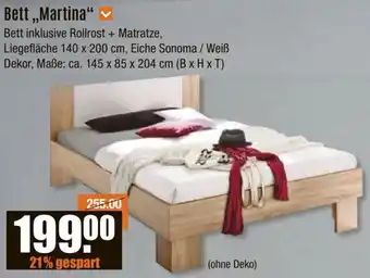 V Baumarkt Bett „Martina" Angebot