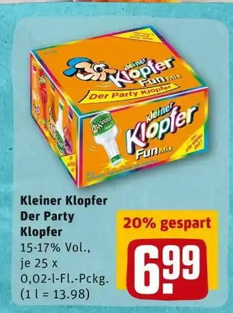 REWE Kleiner klopfer der party klopfer Angebot