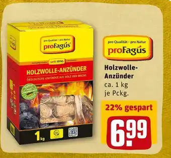 REWE Profagus holzwolle-anzünder Angebot