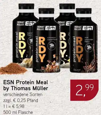 Dornseifer ESN Protein Meal by Thomas Müller 500 ml Flasche Angebot