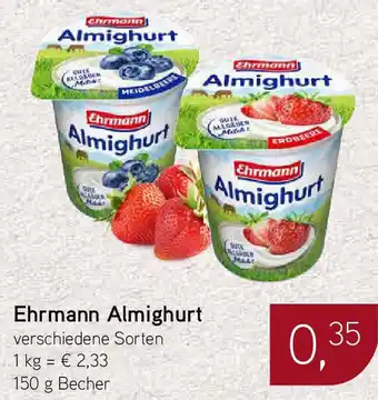 Dornseifer Ehrmann Almighurt 150 g Becher Angebot