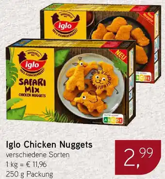 Dornseifer Iglo Chicken Nuggets 250 g Packung Angebot