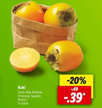 Lidl Kaki Angebot