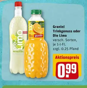 REWE Granini trinkgenuss oder die limo Angebot