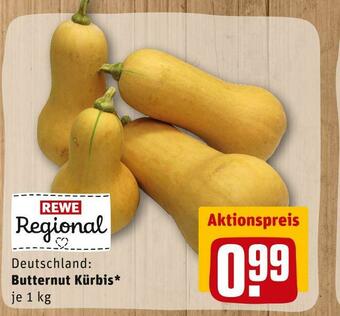 REWE Rewe regional butternut kürbis Angebot