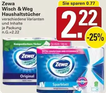 WEZ Zewa Wisch & Weg Haushaltstücher Angebot