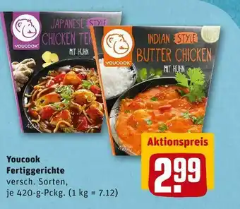 REWE Youcook fertiggerichte Angebot