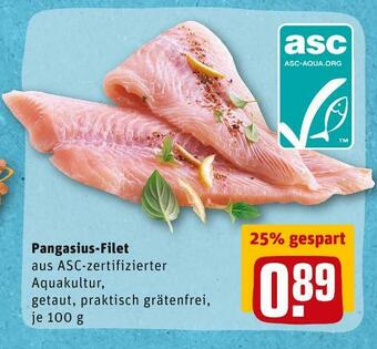 REWE Pangasius-filet Angebot