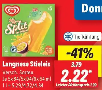 Lidl Langnese Stieleis Angebot