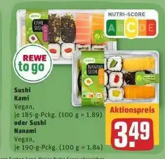 REWE Sushi Kami Angebot