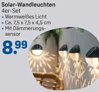 Rossmann Solar-Wandleuchten 4er-Set Angebot