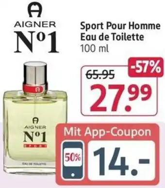 Rossmann AIGNER Nº1 Sport Pour Homme Eau de Toilette 100 ml Angebot