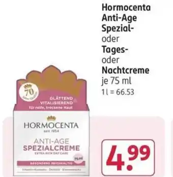 Rossmann Hormocenta Anti-Age Spezial- oder Nachtcreme 75 ml Angebot