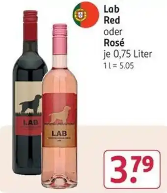 Rossmann Lab Red oder Rosé 0,75 Liter Angebot