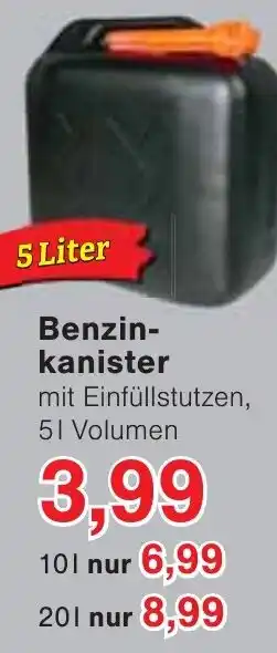 Wiglo Wunderland Benzin- kanister Angebot