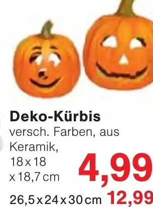 Wiglo Wunderland Deko-Kürbis Angebot