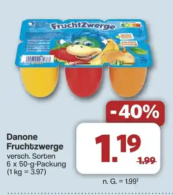 Famila Nord West Danone Fruchtzwerge 6 x 50-g-Packung Angebot