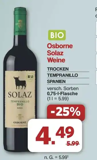 Famila Nord West Osborne Solaz Weine Angebot
