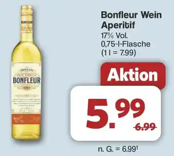 Famila Nord West Bonfleur Wein Aperitif 17% Vol. 0,75-1-Flasche Angebot