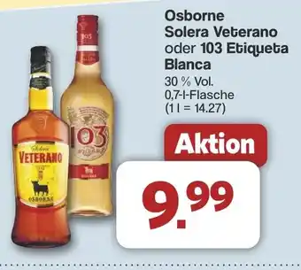 Famila Nord West Osborne Solera Veterano oder 103 Etiqueta Blanca Angebot