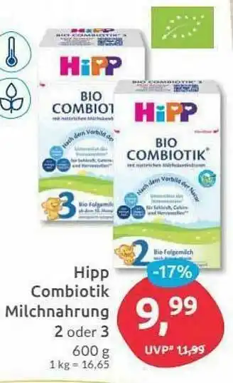 Budni Hipp Combiotik Milchnahrung Angebot