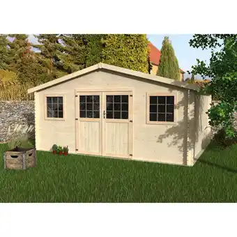 toom Baumarkt décor et jardin Gartenhaus 'Floridan N1' Fichtenholz naturbelassen 478 x 398 cm Angebot