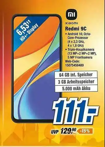 Expert Xiaomi Redmi 9c Angebot