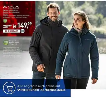 Intersport Vaude Damen Oder Herren Outdoor-funktionsjacke Dunomi Angebot