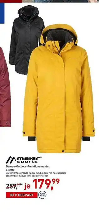 Intersport Maier Sports Damen-outdoor-funktionsmantel Angebot