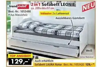 Norma24 Trendstabil 2in1 Sofabett Leonie Angebot