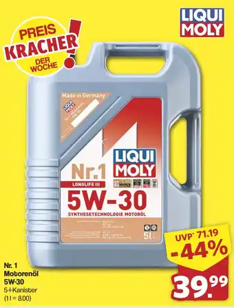 Famila Nord West Nr. 1 Motorenöl 5W-30 Angebot