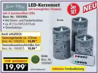 Norma24 Star Max Ledkerzenset Angebot