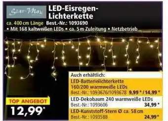 Norma24 Star-max Led-eisregen-lichterkette Angebot