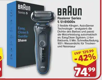 Famila Nord West BRAUN Rasierer Series 5 51-B1000s Angebot