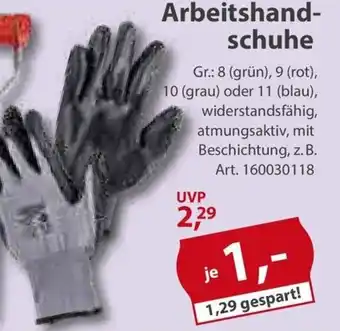 Sonderpreis Baumarkt Arbeitshand- schuhe Angebot