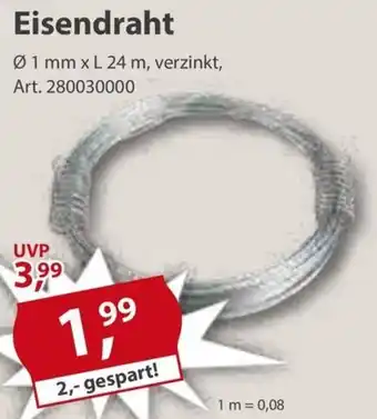 Sonderpreis Baumarkt Eisendraht Angebot