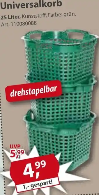 Sonderpreis Baumarkt Universalkorb Angebot