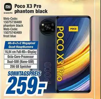 expert Octomedia Xiaomi Poco X3 Pro Phantom Black Angebot