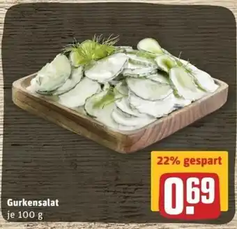 REWE Center Gurkensalat 100g Angebot