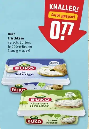 REWE Center Buko Frischkäse 200g Angebot