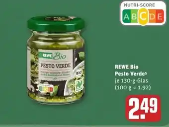 REWE Center Rewe Bio Pesto Verde 130g Angebot