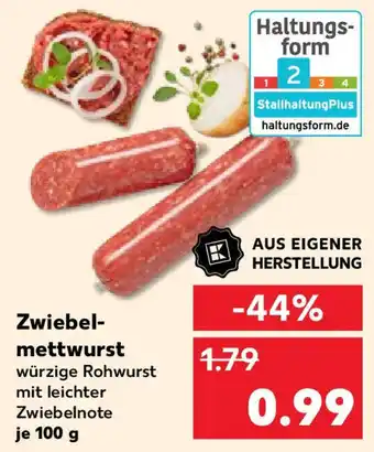 Kaufland Zwiebelmettwurst 100 g Angebot