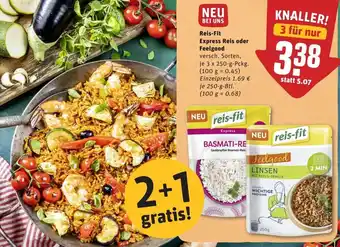 REWE Center Reis Fit Express Reis oder Feelgood 3 x 250g Angebot