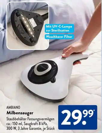 Aldi Süd AMBIANO Milbensauger 150 ml Angebot