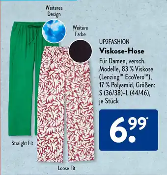 Aldi Süd UP2FASHION Viskose-Hose Angebot