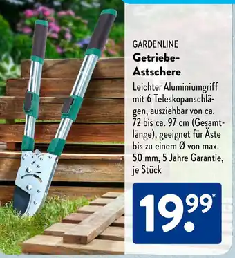 Aldi Süd GARDENLINE Getriebe- Astschere Angebot