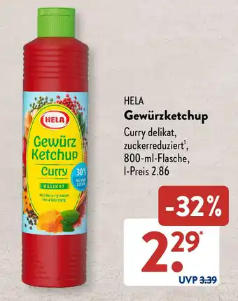 Aldi Süd HELA Gewürz Ketchup 80 ml Angebot