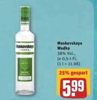 REWE Center Moskovskaya Wodka Angebot